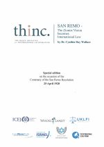 San Remo - The Zionist Vision becomes International Law
