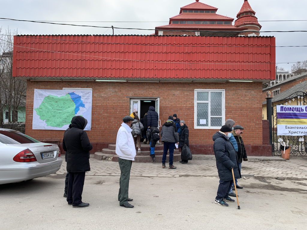 A loving welcome awaits all refugees in this small building