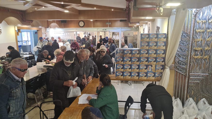 Uitdelen Voedselpakketten